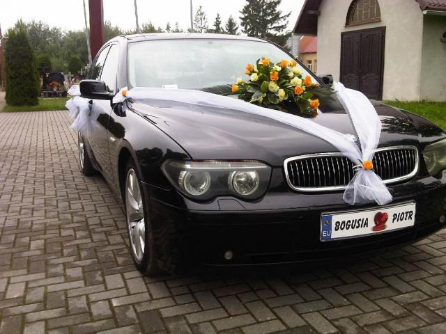 BMW 730 model E65 BMW Samochody do ślubu, zabytkowe
