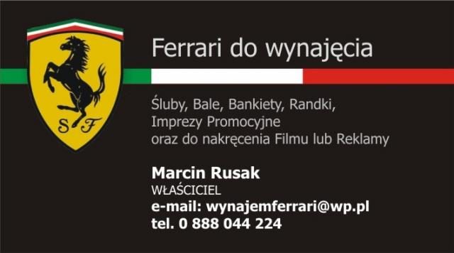 Logo: Wynajem Ferrari
