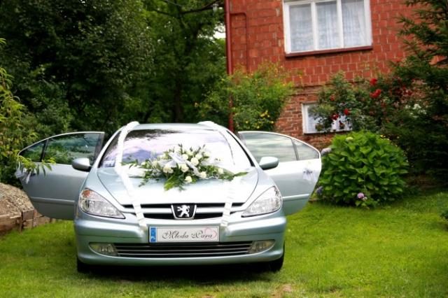 Peugeot 607 Błękitny kolor i.... Białe Gołębie. – zdjęcie 3