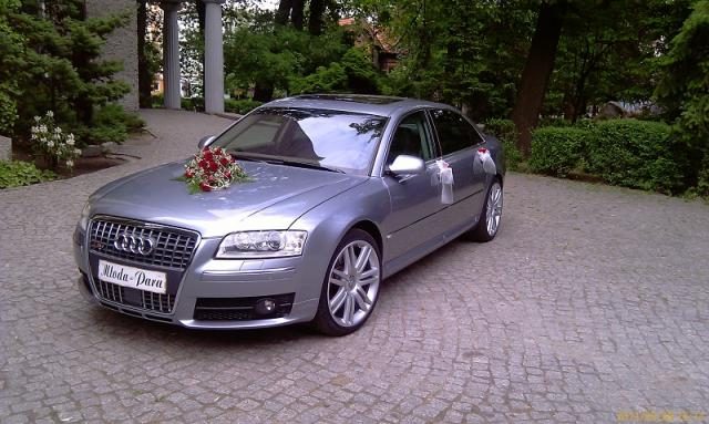 Audi A8 S8 WYNAJEM AUTA NA ŚLUB WESELE WIELKO – zdjęcie 2