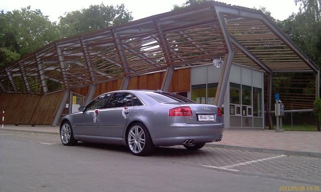 Audi A8 S8 WYNAJEM AUTA NA ŚLUB WESELE WIELKO – zdjęcie 3