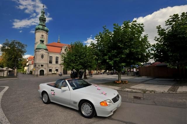 Mercedes Biały mercedes kabriolet cabrio – zdjęcie 2