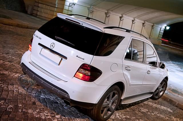 Mercedes LUKSUSOWY BIAŁY ML DO ŚLUBU - WARSZAWA – zdjęcie 7