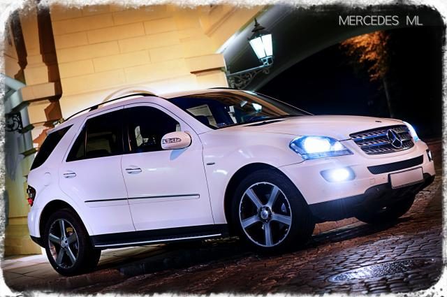 Mercedes ML BIAŁY IDEALNE AUTO DO ŚLUBU – zdjęcie 2