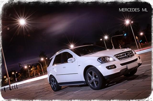 Mercedes ML BIAŁY IDEALNE AUTO DO ŚLUBU – zdjęcie 3