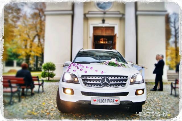 Mercedes ML BIAŁY IDEALNE AUTO DO ŚLUBU – zdjęcie 4